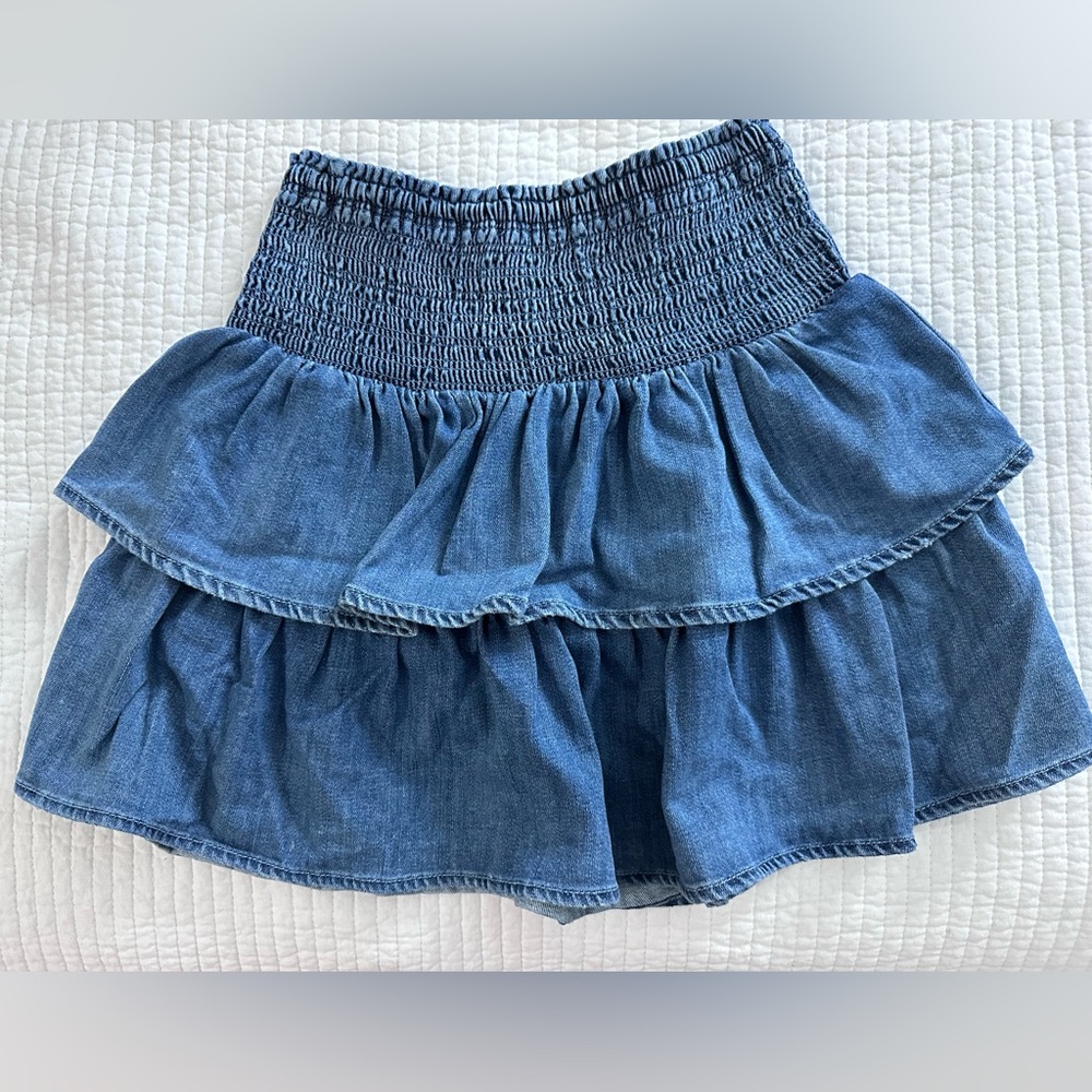 Aerie Jean mini skirt